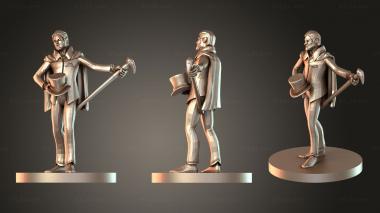Figurines of people Rogues Human Charlatan 3d model