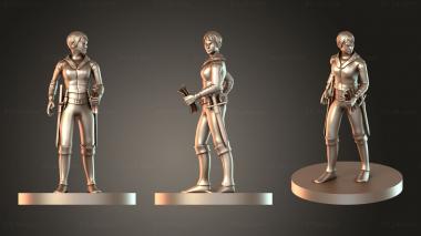 Figurines of people Rogues Human Female Forgery 3d model