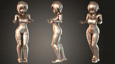Figurines of people Ruby 3d model