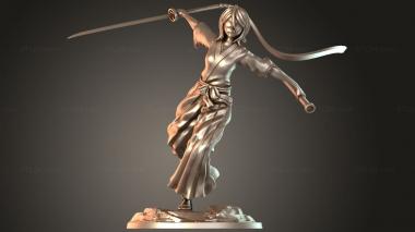 Figurines of people Rukia Kuchiki 3d model