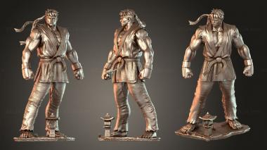 Figurines of people Ryu Heroic 3d model