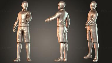 Figurines of people Saitama and Tatsumaki NSFW 3d model