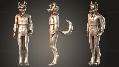 Figurines of people Sammy and Ashwin 3d model