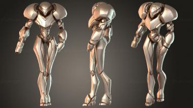 Figurines of people Samus Aran 3d model