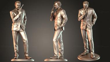 Figurines of people Sean Connery 3d model