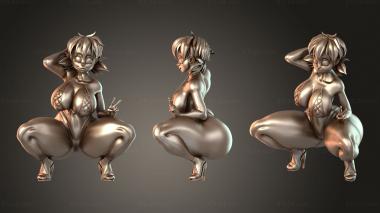 Figurines of people Seras 3d model