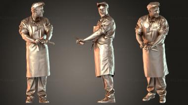 Figurines of people Sevin 3d model