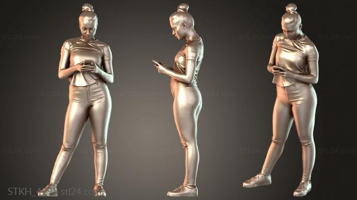 Figurines of people (Sheona, STKH_4295) 3D models for cnc