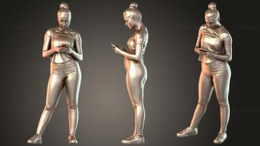Figurines of people Sheona 3d model