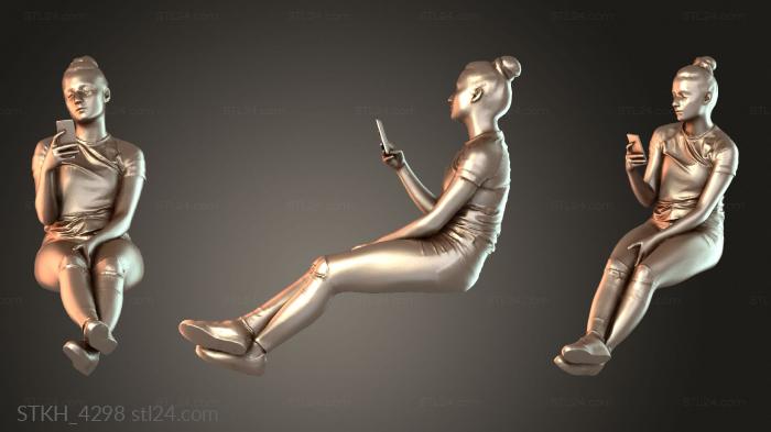 Figurines of people (Sheona Native, STKH_4298) 3D models for cnc