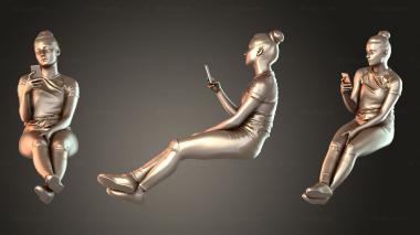 Figurines of people Sheona Native 3d model