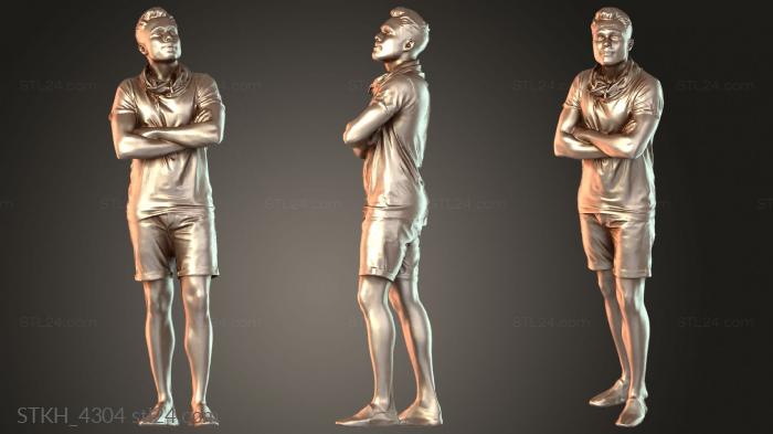 Figurines of people (Simon Duplicate, STKH_4304) 3D models for cnc