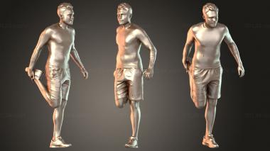 Figurines of people Simon Native Hardy 3d model