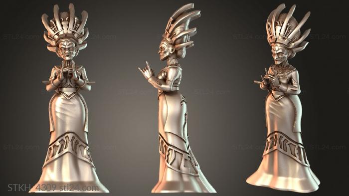 Figurines of people (Sister, STKH_4309) 3D models for cnc