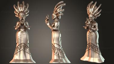 Figurines of people Sister with Flame 3d model