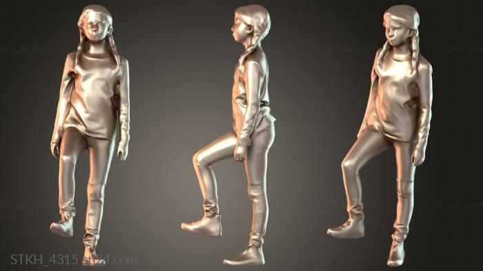 Figurines of people (Sophie, STKH_4315) 3D models for cnc