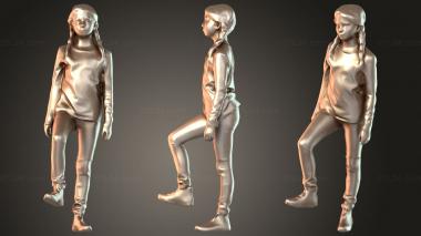 Figurines of people Sophie 3d model