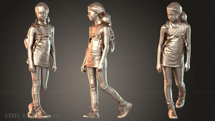 Figurines of people (Sophie Joyful, STKH_4317) 3D models for cnc