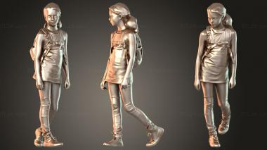 Figurines of people Sophie Joyful 3d model