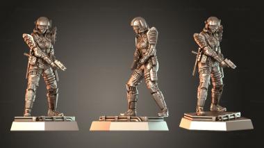 Figurines of people Speed Buster Female 3d model