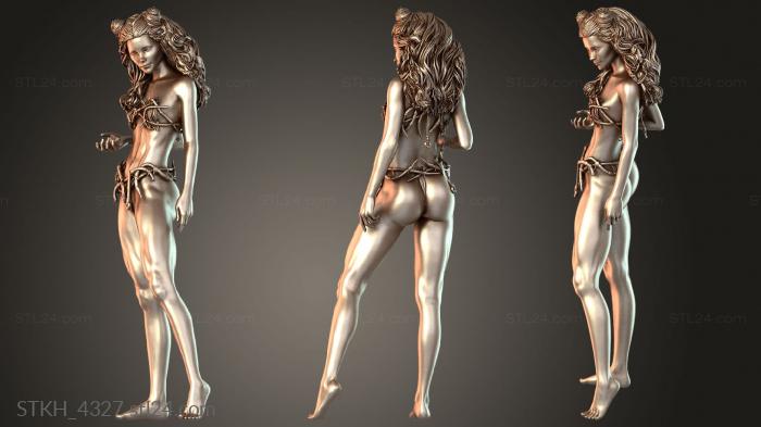 Figurines of people (Spirit, STKH_4327) 3D models for cnc