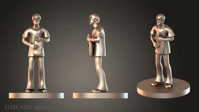 Figurines of people (Stoner Commoner, STKH_4336) 3D models for cnc