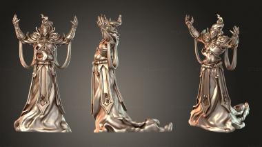 Figurines of people Storm Mage Powerful 3d model