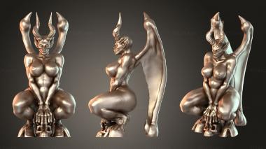 Figurines of people Succubus 3d model