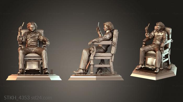 Figurines of people (Sweeney Todd, STKH_4353) 3D models for cnc
