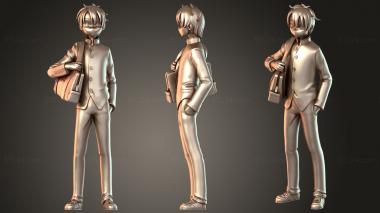 Figurines of people Take 3d model