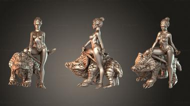 Figurines of people The Mars Queen 3d model