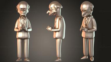 Figurines of people The Simpsons – Mr. Burns 3d model