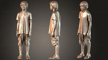 Figurines of people Tim 3d model