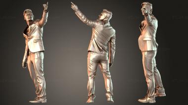 Figurines of people Tony Duplicate 3d model