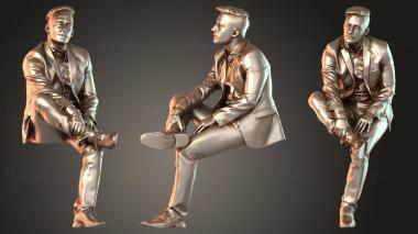 Figurines of people Tony Unique 3d model