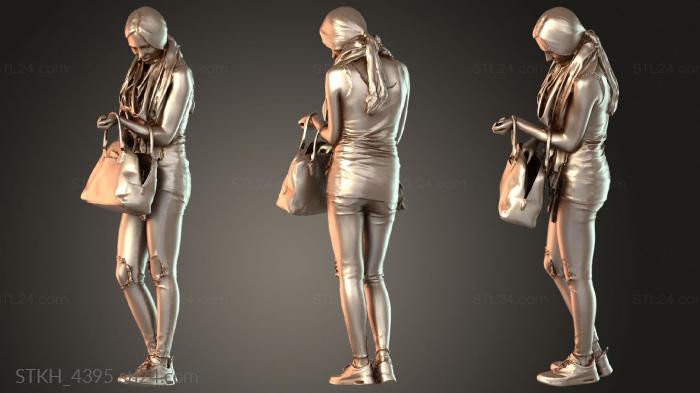 Figurines of people (Valeska, STKH_4395) 3D models for cnc