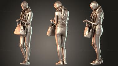 Figurines of people Valeska 3d model