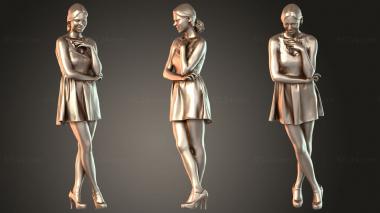 Figurines of people Valeska Duplicate 3d model