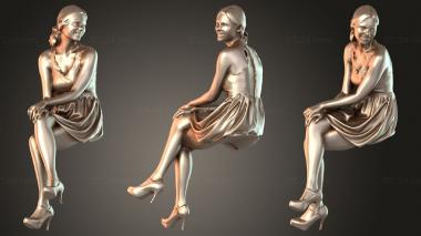 Figurines of people Valeska Brave 3d model