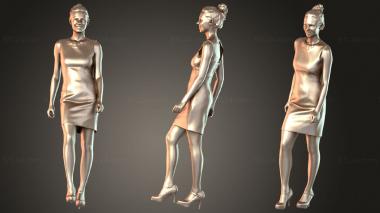 Figurines of people Valeska Fierce 3d model