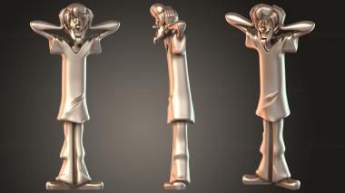 Figurines of people Velma Shaggy 3d model