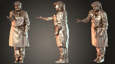Figurines of people Victoria 3d model