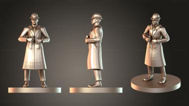 Figurines of people Watson 3d model