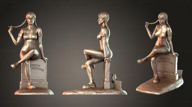 Figurines of people Wednesday Witty 3d model