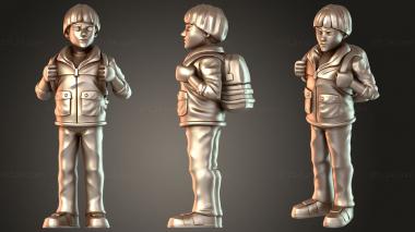 Figurines of people WI 3d model