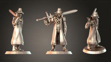 Figurines of people Wilhelm Witch Hunter 3d model