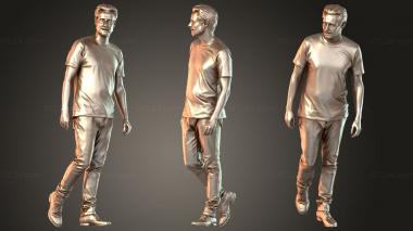 Figurines of people Will 3d model