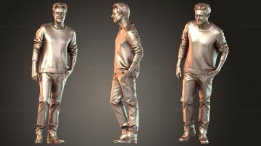 Figurines of people Will Noble 3d model