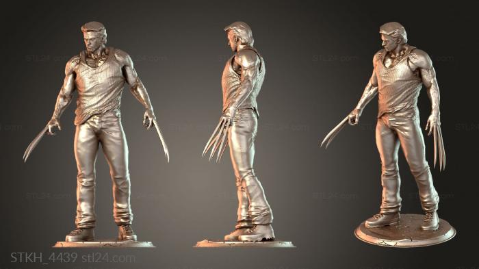 Figurines of people (X-Men Logan, STKH_4439) 3D models for cnc