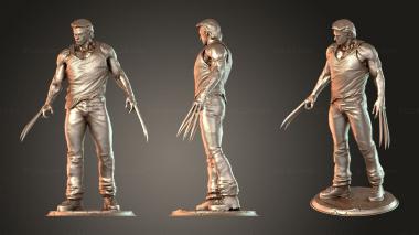 Figurines of people X-Men Logan 3d model
